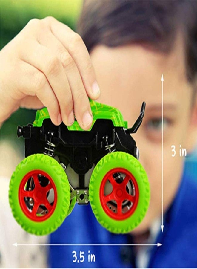 12FOR COLLECTION Push and Go Plastic Monster Toy Trucks Friction Powered Cars 4 Wheel Drive Vehicles for Kids|| Age 2+ Years (Pack of 1) - Image 4